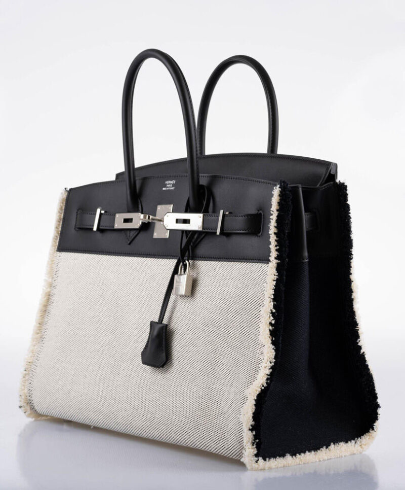 Hermes Birkin 35 Fray Bag Black
